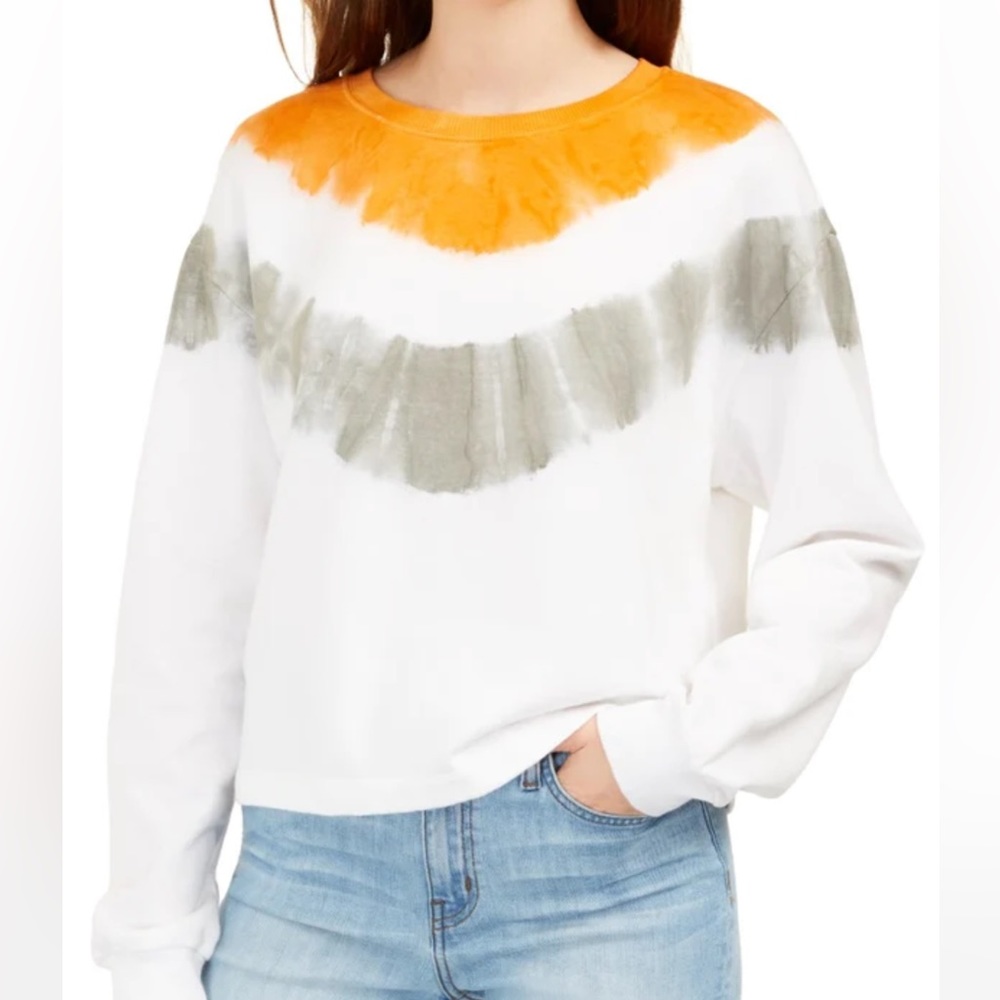 REBELLIOUS ONE JUNIOR'S TIE DYED SWEATSHIRT